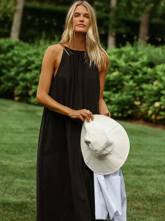 Vestido Córcega - Lino y algodón