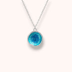 Ocean Drop Pendant 925 Sterling Silver Necklace