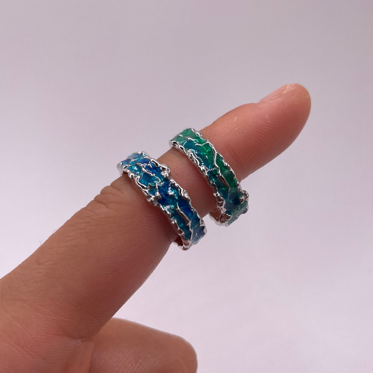 Ocean Edge Wave 925 Sterling Silver Ring