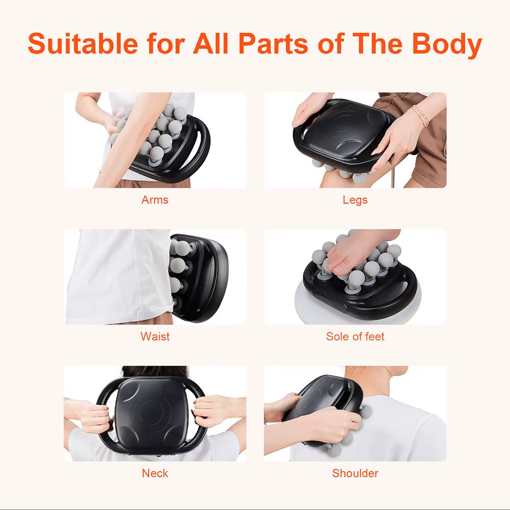 16-Head Fascia Gun High-Frequency Vibration Body Massage Gun Back and Waist Massager Neck Shoulder Massager Muscle Masajeador