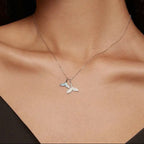 Mermaid Tail Necklace – 925 Sterling Silver Blue Ocean Pendant