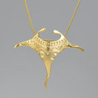 Manta Ray 925 Sterling Silver Necklace