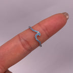 Blue Wave 925 Sterling Silver Ring