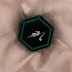 Satin Seahorse 925 Sterling Silver Ring