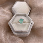 Sea Glass Glow 925 Sterling Silver Ring