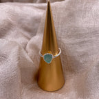 Sea Glass Glow 925 Sterling Silver Ring