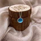 Ocean Drop Pendant 925 Sterling Silver Necklace