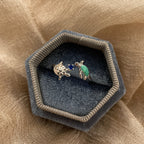 Double Turtle Open  925 Sterling Silver Ring