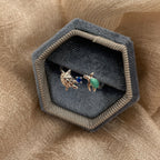 Double Turtle Open  925 Sterling Silver Ring