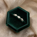 Shell Band 925 Sterling Silver Ring