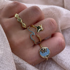 Blue Wave 925 Sterling Silver Ring