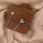 Blue Seashell 925 sterling silver Bracelet
