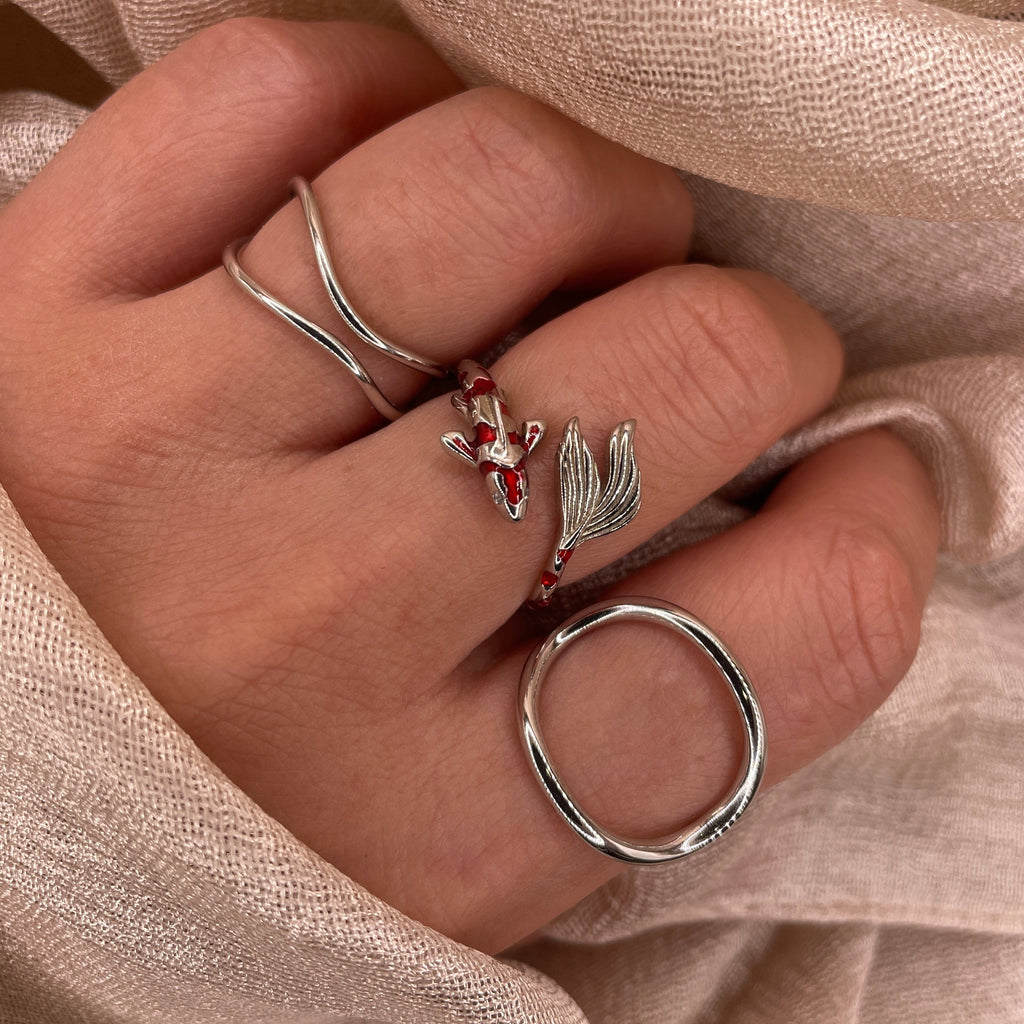Dual Tide 925 Sterling Silver Ring