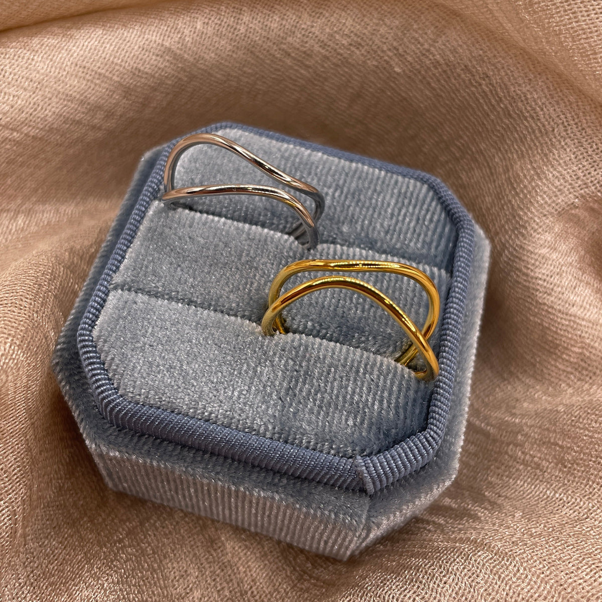 Dual Tide 925 Sterling Silver Ring