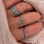Satin Seahorse 925 Sterling Silver Ring
