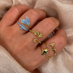 Satin Seahorse 925 Sterling Silver Ring