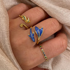 Satin Seahorse 925 Sterling Silver Ring