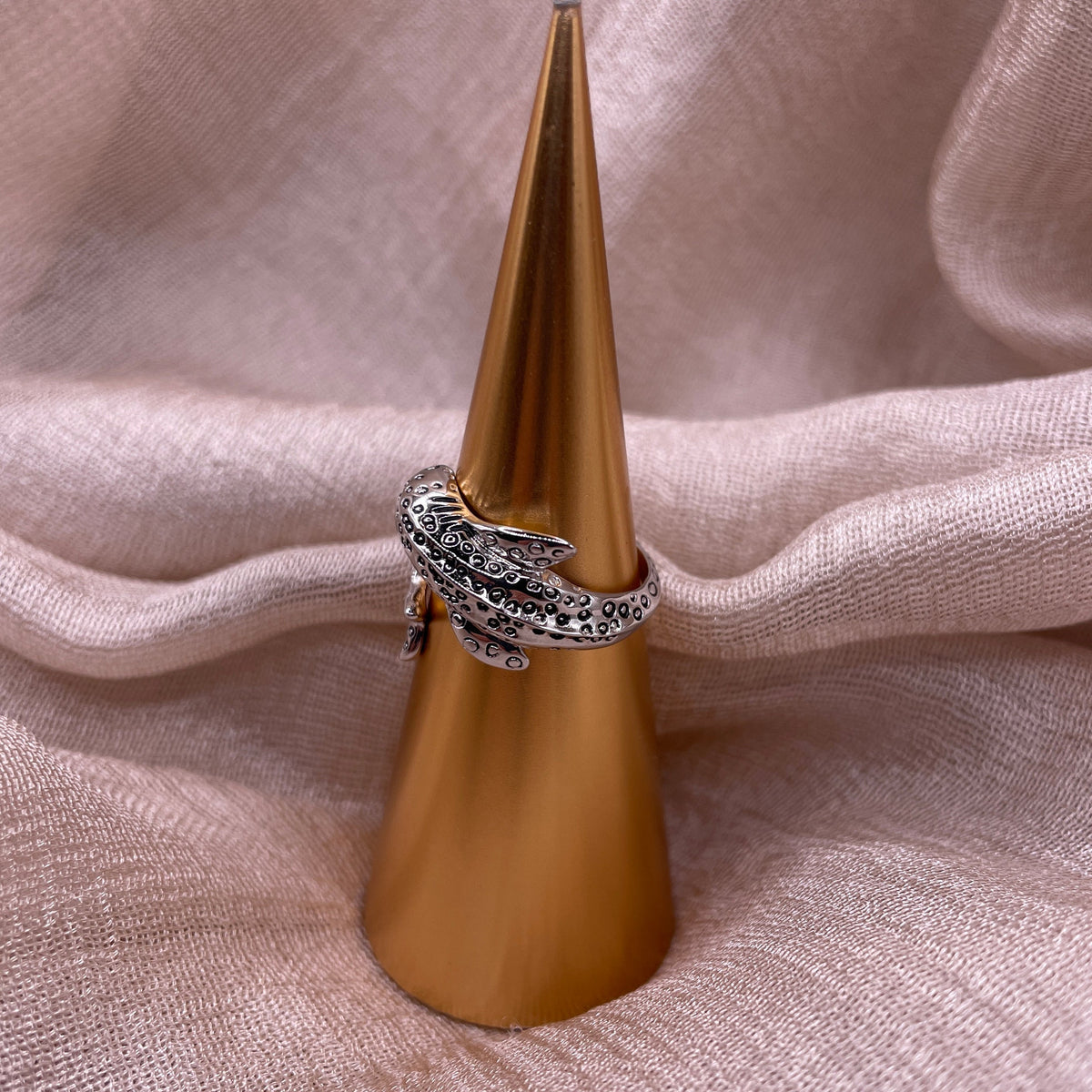 Whale Shark Adjustable 925 Sterling Silver Ring