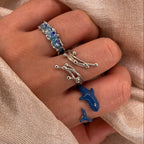 Crashing Wave 925 Sterling Silver Ring