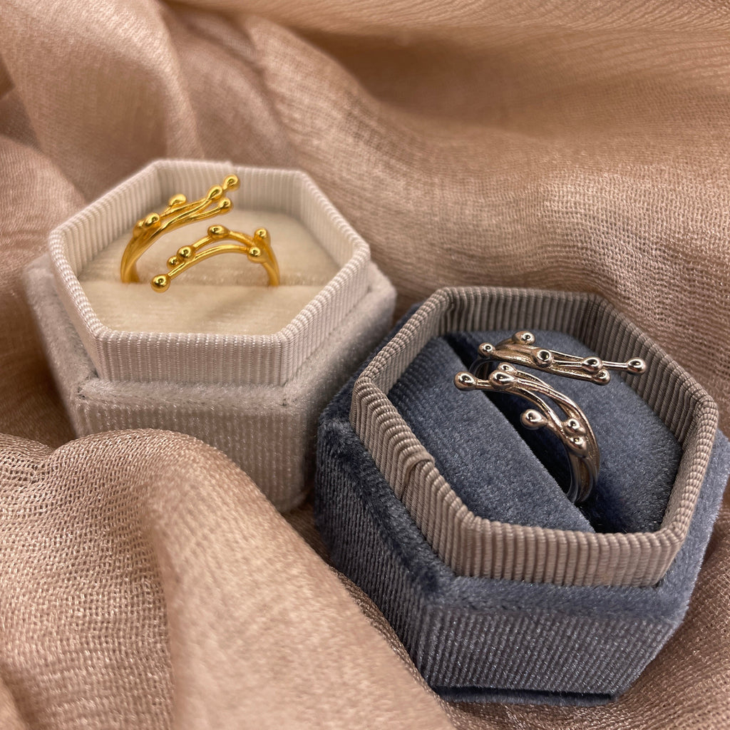 Crashing Wave 925 Sterling Silver Ring