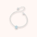 Blue Seashell 925 sterling silver Bracelet
