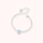 Blue Seashell 925 sterling silver Bracelet