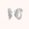 Seahorse Hoop 925 Sterling Silver Earrings