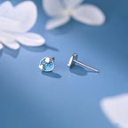 Sun & Moon 925 Sterling Silver Stud Earrings