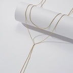 Minimal Y Drop Necklace – 925 Sterling Silver