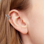 Mermaid 925 Sterling Silver Ear Cuff