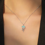Jellyfish Pendant Necklace – 925 Sterling Silver | Ocean Blue Charm