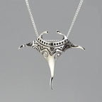 Manta Ray 925 Sterling Silver Necklace