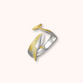 Golden Whale 925 Sterling Silver Ring