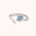 Sparkle Manta Open 925 Sterling Silver Ring