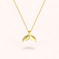 Whale Tail 925 Sterling Silver Necklace