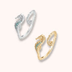 Satin Seahorse 925 Sterling Silver Ring