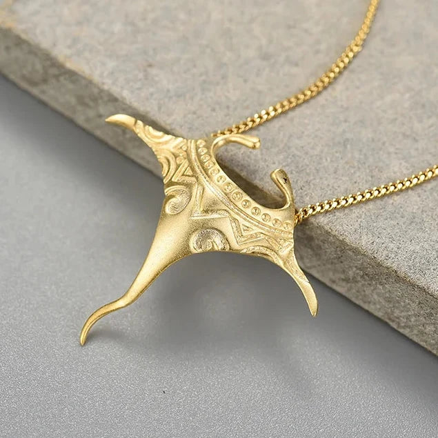 Manta Ray 925 Sterling Silver Necklace
