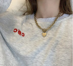 Gargantilla Corazón Dorado