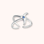 Sculpted Starfish 925 Sterling Silver Ring