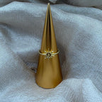 Sunburst Adjustable 925 Sterling Silver Ring