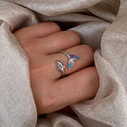 Dolphin & Tail 925 Sterling Silver Ring