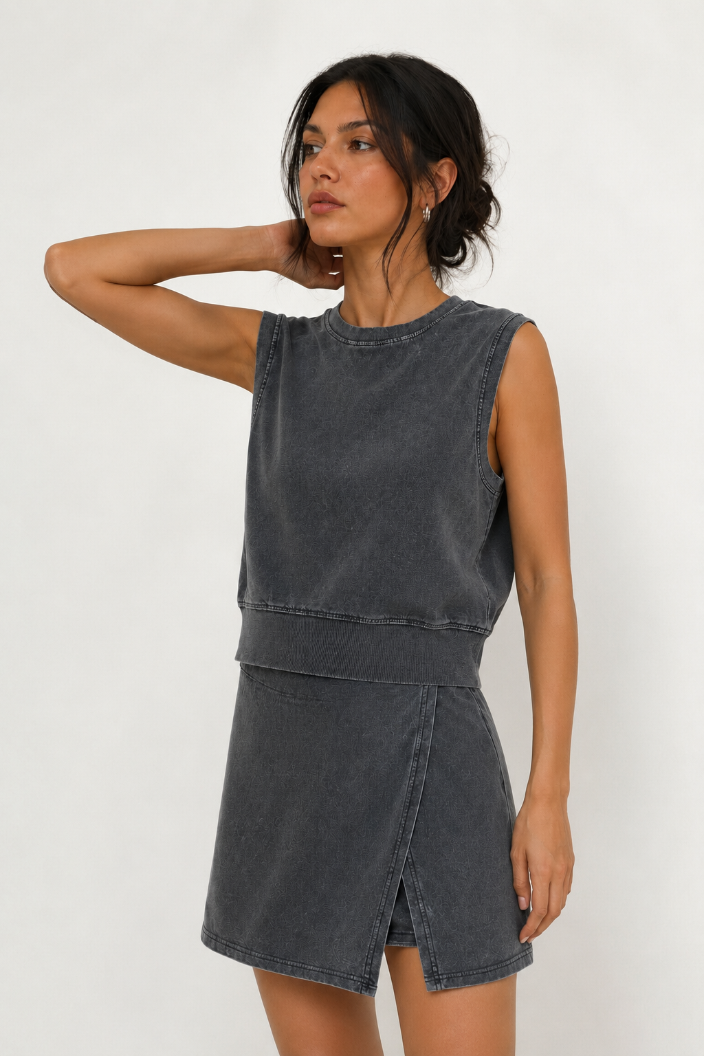 Conjunto de Falda de Algodón
