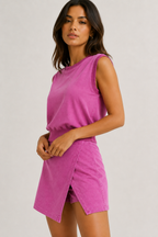 Conjunto de Falda de Algodón