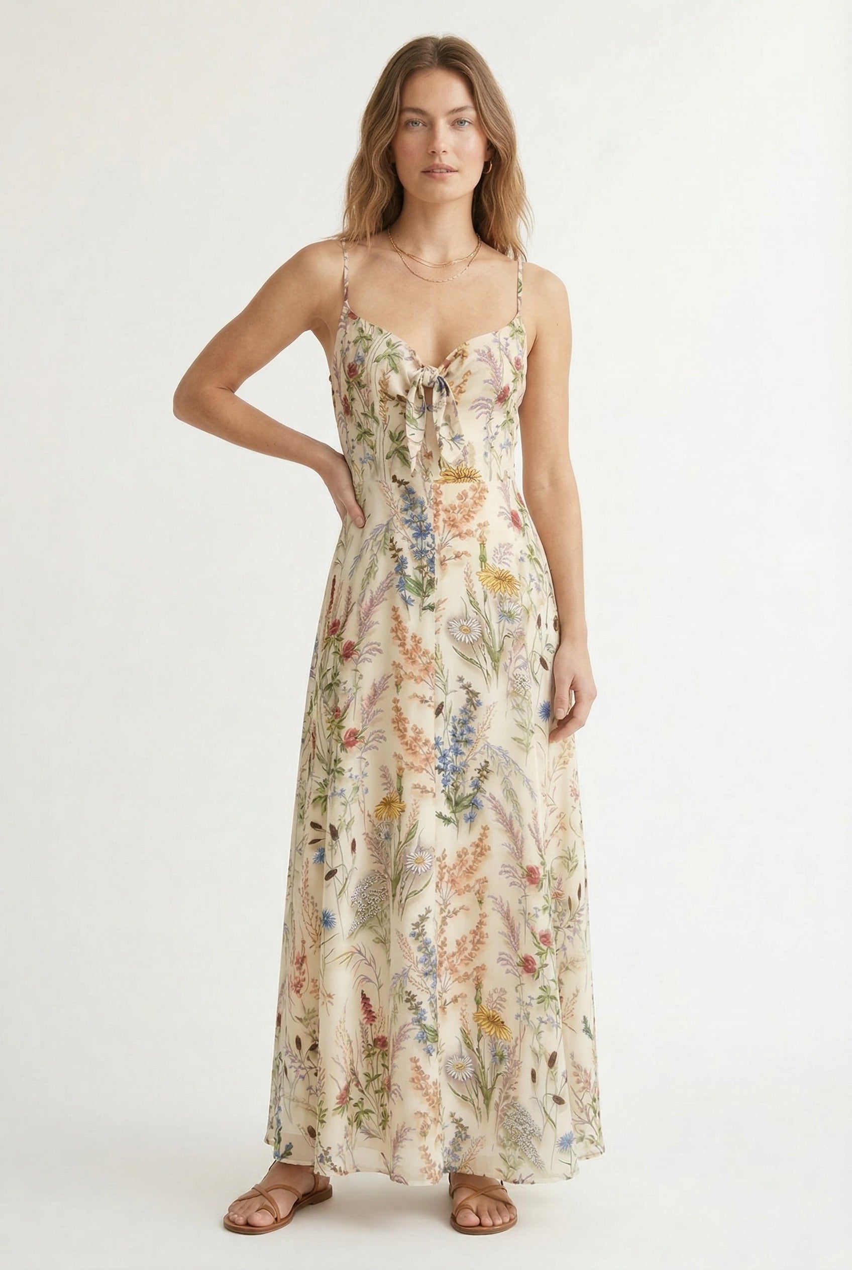 Vestido Maxi Floral Riviera