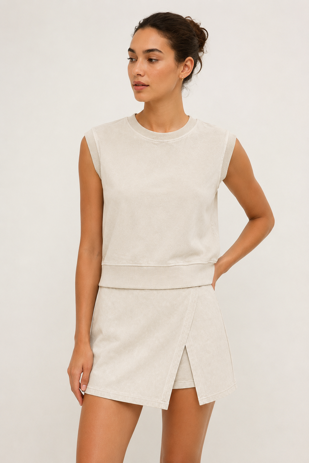 Conjunto de Falda de Algodón