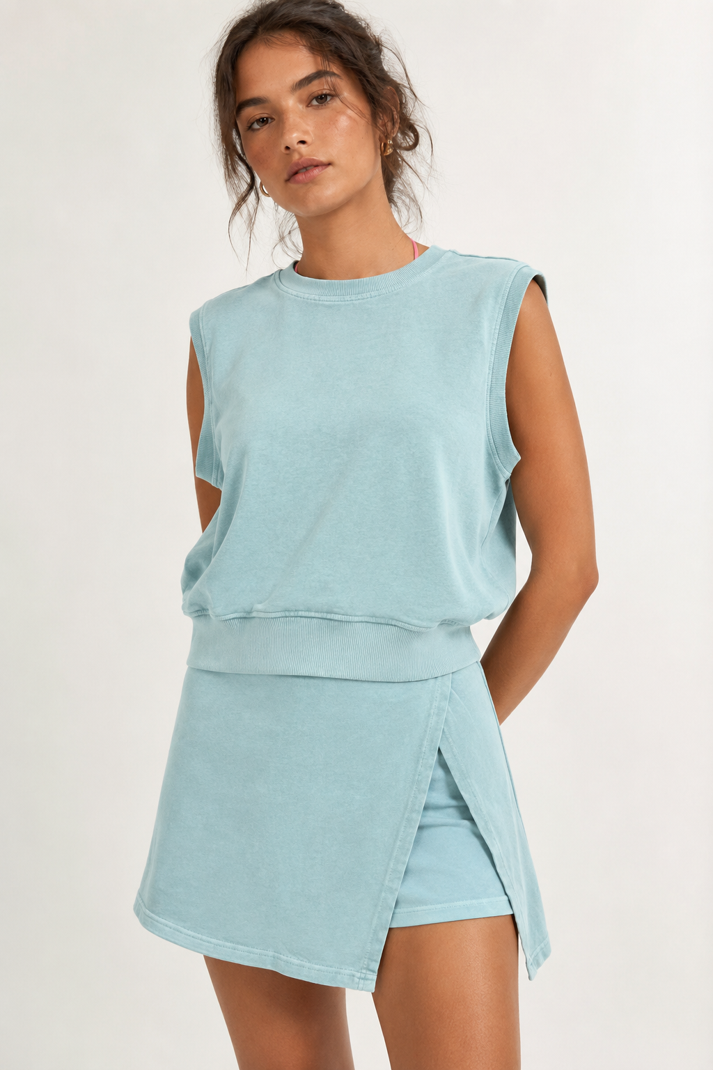 Conjunto de Falda de Algodón