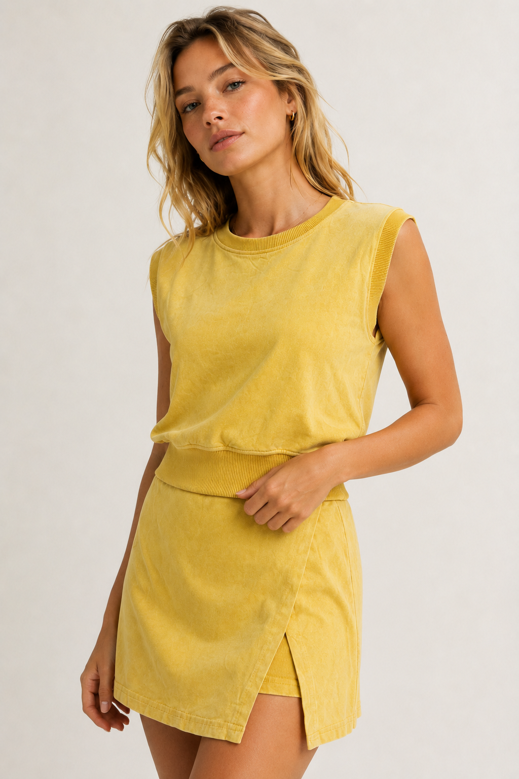 Conjunto de Falda de Algodón